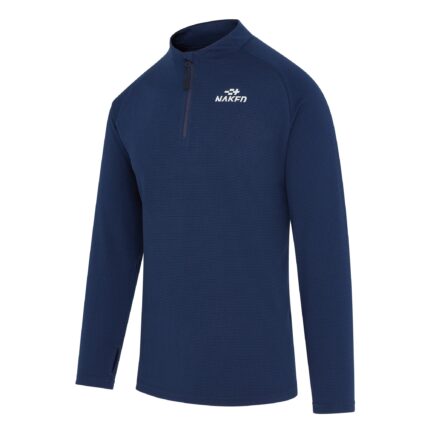 Naked Men's Long Sleeve 1/4 Zip Shirt