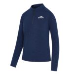 Ladies LS 1/4 Zip Shirt - Navy