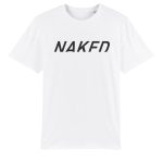 Naked Big Logo T White — l