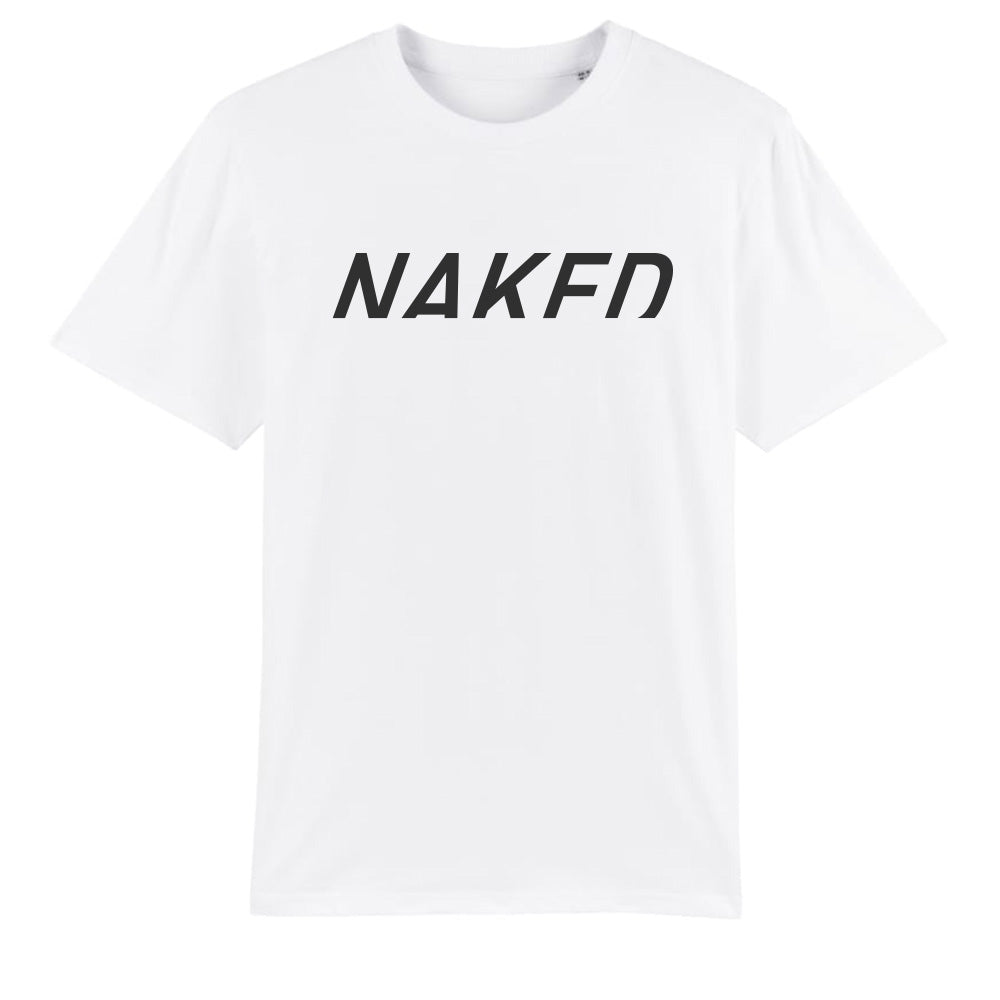 Naked Big Logo T White — l Naked Big Logo T White — l