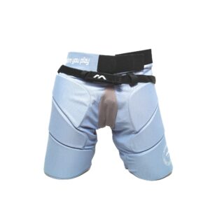 Mercian Junior Genesis 3 Goalkeeper Shorts - Silver Grey Flexible Protection — mini