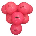 Club Training Ball Dimple (12 in a Bag) — pink-dimple