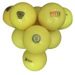 Club Training Ball Dimple (12 in a Bag) — yellow-dimple