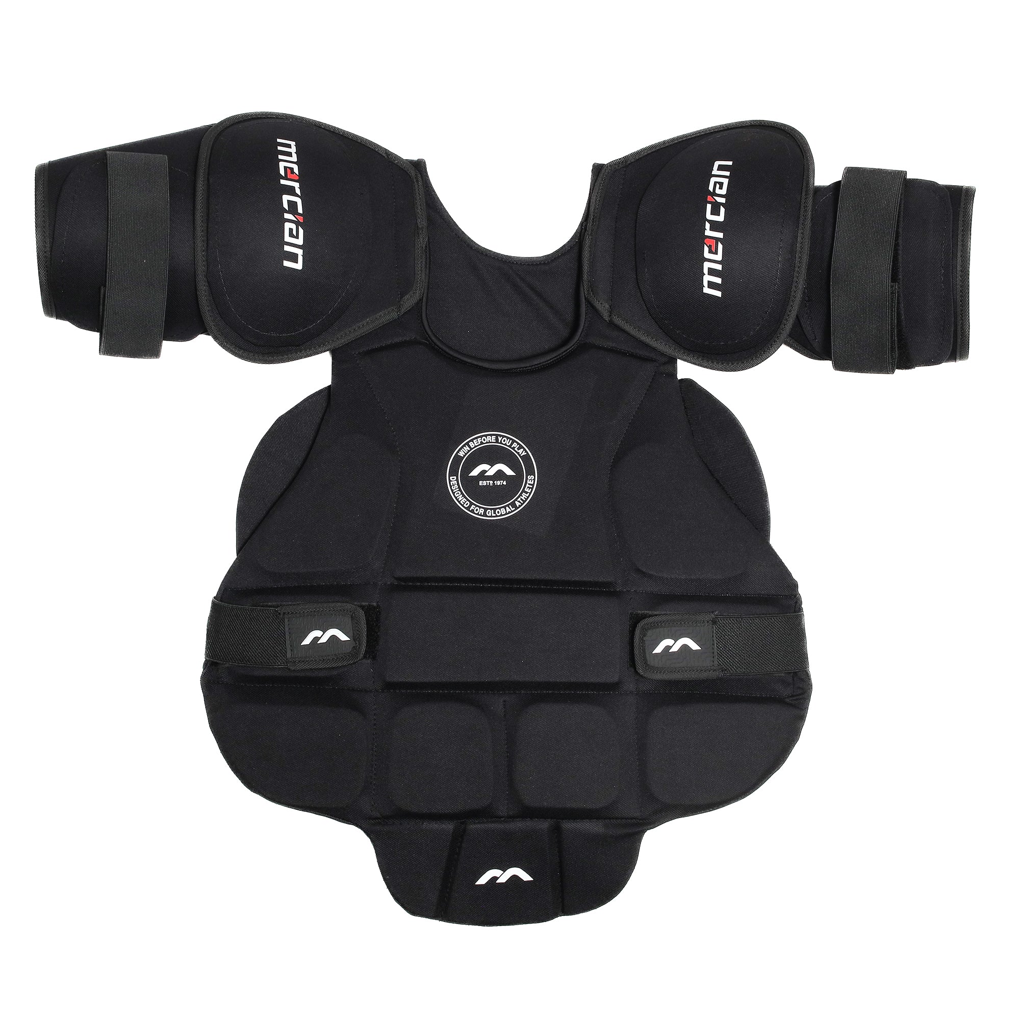 Mercian Evolution 1 Chest & Shoulder Protector - Elite Black Body Armour — l Mercian Evolution 1 Chest & Shoulder Protector - Elite Black Body Armour — l