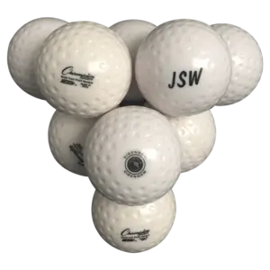 Club Training Ball Dimple (12 in a Bag) — white-dimple