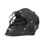 Mercian Genesis Hockey Helmet ‚ Fibreglass Shell, Cats-Eye Grill, Superior Protection — black junior