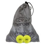 Mercian Training Ball Smooth (12 in a Bag) — yellow