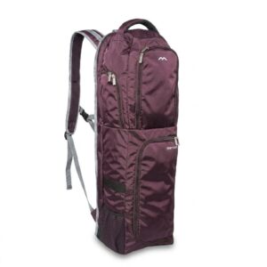 Mercian Evolution 1 Multi Stick Bag - Burgundy/Aqua, Grey/Lime or Navy/Orange — burgundy-aqua