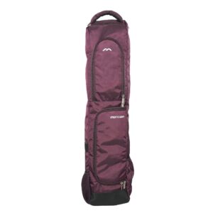 Mercian Evolution 2 Multi Stick Bag - Burgundy/Aqua, Grey/Lime or Navy/Orange — burgundy-aqua
