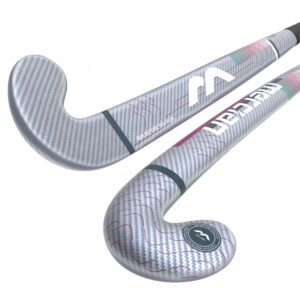 Mercian Evolution CKF35 Pro Bend Hockey Stick - Intermediate Composite Stick — 35 silver-carbon-purple