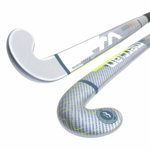 Mercian Evolution CKF85 Xtreme Bend Hockey Stick - Advanced Composite Stick — 36-5 silver-carbon-lime