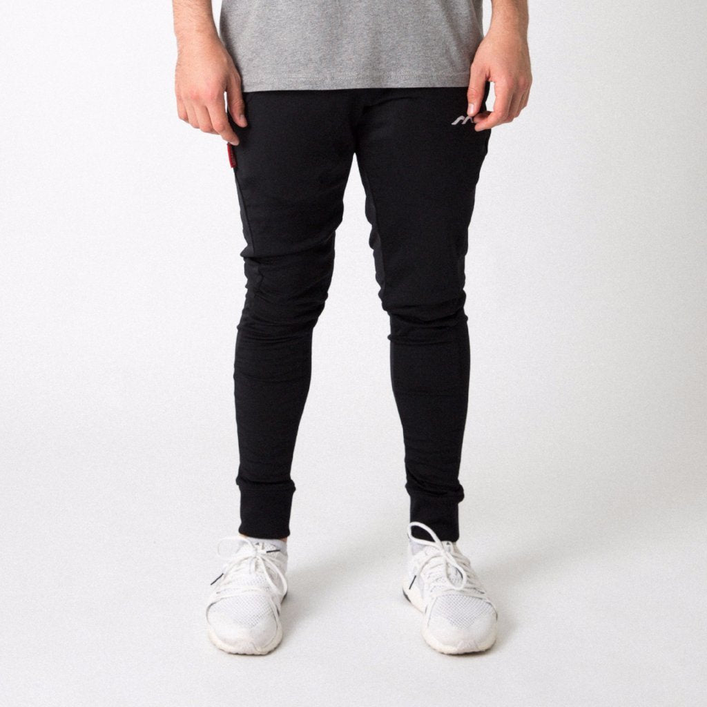 Mercian Slim Fit Track Pants — black l Mercian Slim Fit Track Pants — black l