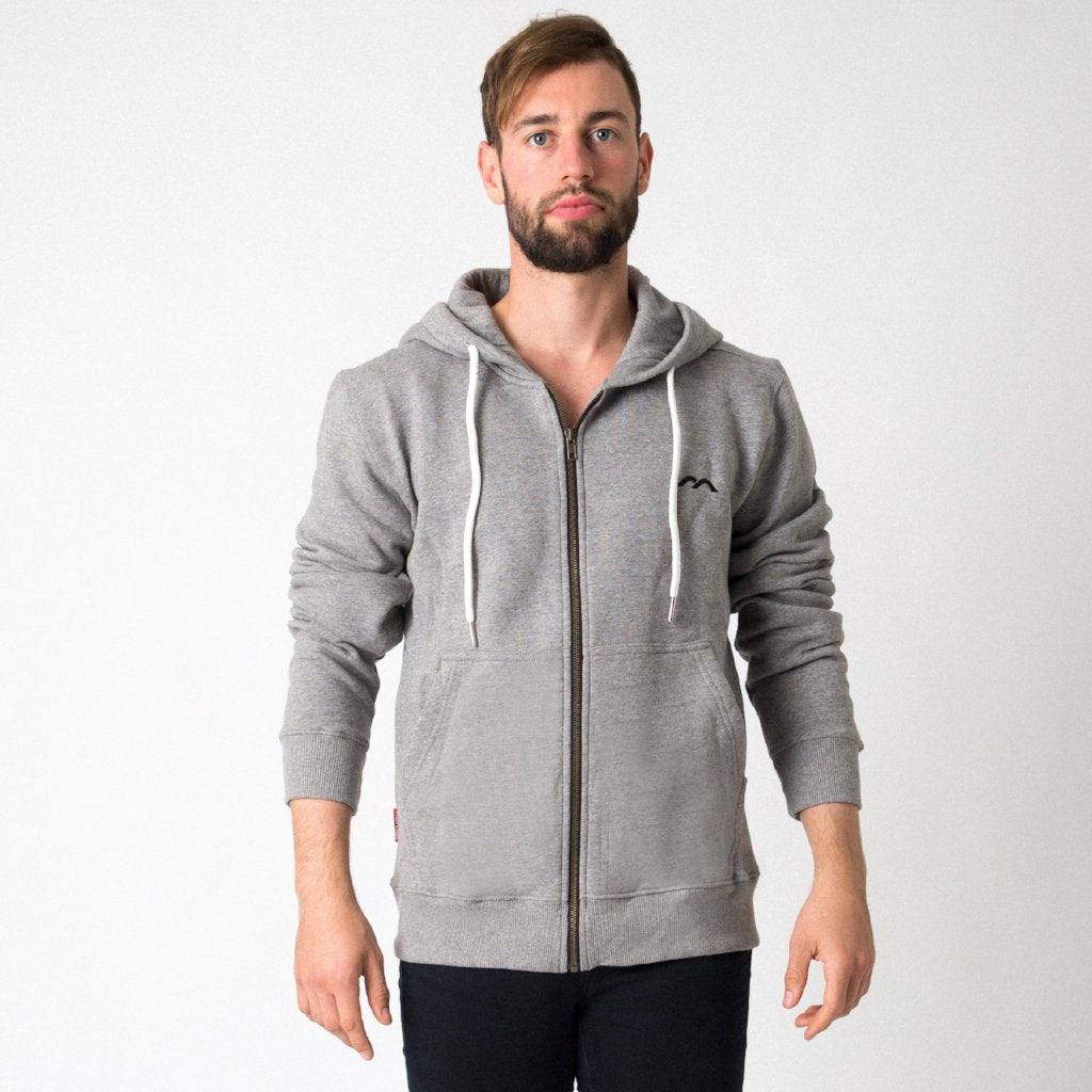 Mercian Mens Hoodie — grey l