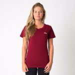 Mercian Ladies Tee Shirt — maroon l