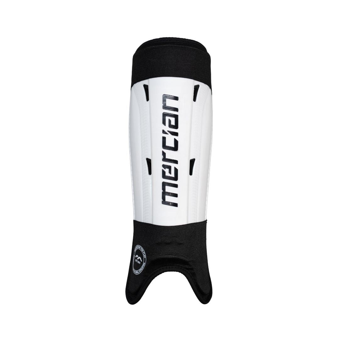 Mercian Evolution Shin Guards – White — l Mercian Evolution Shin Guards – White — l