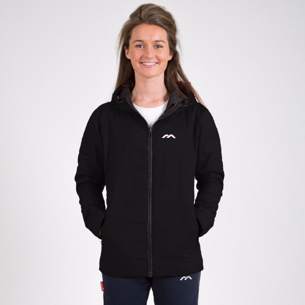 Mercian Ladies Padded Jacket — black l Mercian Ladies Padded Jacket — black l