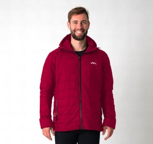 Mercian Men's Padded Jacket — maroon l
